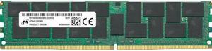 Crucial 64GB DDR4 SDRAM Memory Module - For PC/Server, Workstation - 64 GB (1 x 64GB) - DDR4-3200/PC4-25600 DDR4 SDRAM - 3200 MHz Dual-rank Memory - CL22 - 1.20 V - ECC - 288-pin - LRDIMM - 3 Year War