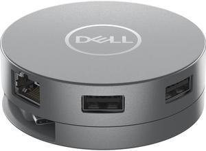 Dell 6-in-1 USB-C Multiport Adapter - DA305 - for Monitor/Notebook/Projector/Keyboard/Mouse/Headset/Flash Drive - 90 W - USB Type C - 4K - 3840 x 2160 - 3 x USB Ports - 2 x USB Type-A Ports - USB Type