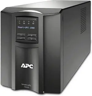 APC Smart-UPS Line Interactive 1500VA Tower 120V 8x NEMA 5-15R outlets SmartConnect Port+SmartSlot Audible alarm disabled AVR LCD