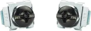 Panduit Screw - Rail Screw, Cage Nut - Steel - Black