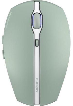 CHERRY GENTIX BT Bluetooth Mouse - Optical - Wireless - Bluetooth - Agave Green - 2000 dpi - Scroll Wheel - 7 Button(s) - Small/Large Hand/Palm Size - Symmetrical