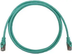 Tripp Lite Cat6a 10G Snagless Shielded Slim STP Ethernet Cable (RJ45 M/M), PoE, Aqua, 5 ft. (1.5 m) - 5 ft Category 6a Network Cable for Network Device, Server, Switch, Router, Hub, Printer, Computer, Tripp Lite Cat6a 10G Snagless Shielded Slim STP Ethernet Cable (RJ45 M/M), PoE, Aqua, 5 ft. (1.5 m) - 5 ft Category 6a Network Cable for Network Device, Server, Switch, Router, Hub, Printer, Computer,