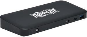 Tripp Lite USB-C Dock, Triple Display - 4K 60 Hz HDMI/DisplayPort, USB 3.2 Gen 2, USB-A/USB-C Hub, GbE, 85W PD Charging, EU/UK Power Adapters Docking Station - for Notebook/Tablet/Smartphone/Monitor -