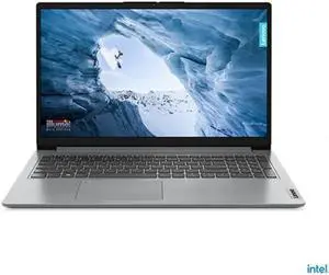 Lenovo Laptop Ideapad 1i Intel Core i5-1235U 3.3 Ghz 8 GB DDR4 256 GB SSD Intel Iris Xe Graphics 15.6" FHD Display Windows 11 Home 82QD003VUS
