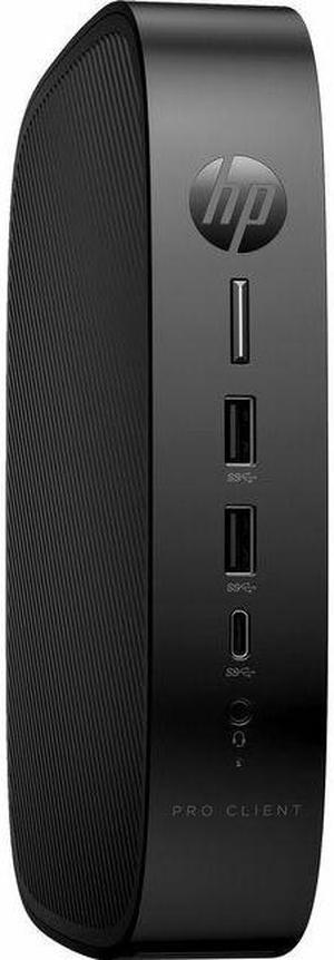 HP Pro t550 Thin Client - Intel Celeron J6412 Quad-core (4 Core) 2 GHz - Intel Chip - 4 GB RAM DDR4 SDRAM - 32 GB Flash - Intel UHD Graphics - Gigabit Ethernet - HP ThinPro - IEEE 802.11ax - DisplayPo