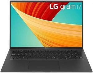 LG gram 17Z90RQAPB6U1 17 Notebook  WQXGA  2560 x 1600  Intel Core i5 13th Gen i51350P Dodecacore 12 Core 190 GHz  16 GB Total RAM  512 GB SSD  Obsidian Black  Intel Chip  Windows