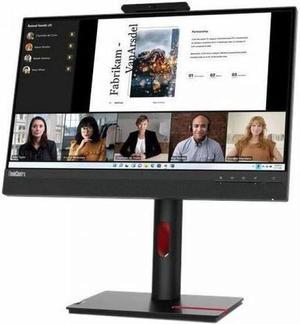 Lenovo ThinkCentre TIO22GEN5 21.5" Webcam Full HD LED Monitor - 16:9 - Black - 22" Class - In-plane Switching (IPS) Technology - WLED Backlight - 1920 x 1080 - 16.7 Million Colors - 250 Nit
