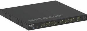 Netgear M4250-40G8XF-PoE+ AV Line Managed Switch - 40 Ports - Manageable - Gigabit Ethernet, 10 Gigabit Ethernet - 10/100/1000Base-T, 10GBase-X - 3 Layer Supported - Modular - 89.20 W Power Consumptio