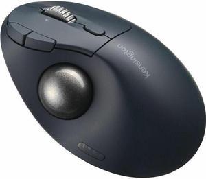 Kensington Pro Fit TB550 Mouse - Optical - Wireless - Bluetooth - 2.40 GHz - Rechargeable - 1600 dpi - Trackball, Scroll Wheel - 7 Programmable Button(s)