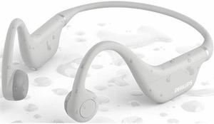 Philips Kids' Open-ear Wireless Headphone - Stereo - Wireless - Bluetooth - 32.8 ft - 12 Ohm - 150 Hz - 16 kHz - Behind-the-neck - Binaural - Open - Noise Cancelling Microphone - Gray