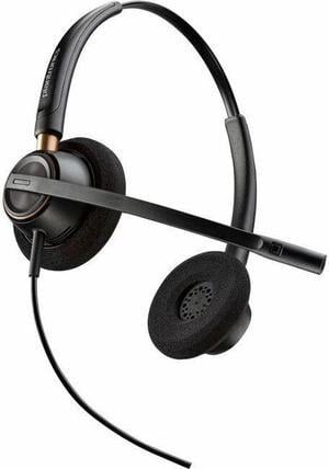 Poly EncorePro HW520 Binaural Headset + DA85 (Bulk Qty.20) - Stereo - USB Type A, USB Type C - Wired - 150 Hz - 6.80 kHz - On-ear, Over-the-head - Binaural - Ear-cup - 2.58 ft Cable - Uni-directional