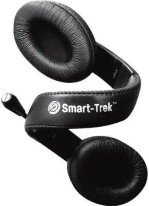 HamiltonBuhl ST2BK Smart-Trek™ Deluxe Stereo Headset with Volume Control and 3.5mm TRRS Plug - Black