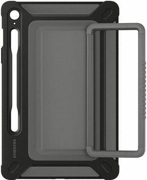 Samsung Rugged Carrying Case Samsung Galaxy Tab S9 FE Tablet, Stylus - Black - Drop Resistant, Bump Resistant