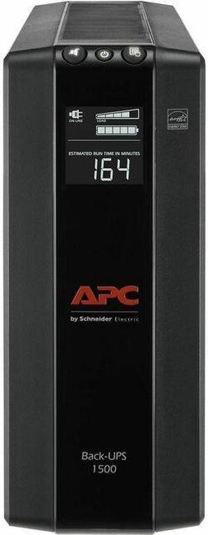 APC by Schneider Electric Back UPS Pro BX1500M, Compact Tower, 1500VA, AVR, LCD, 120V