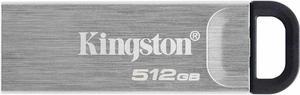 Kingston DataTraveler Kyson USB 3.2 Gen 1 Flash Drive 512GB - Stylish Capless Metal Case