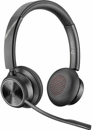 Poly Savi 7300 Office 7320 Headset - Stereo - Wireless - DECT 6.0 - 590 ft - 20 Hz - 20 kHz - Over-the-head - Binaural - Ear-cup - Noise Cancelling Microphone