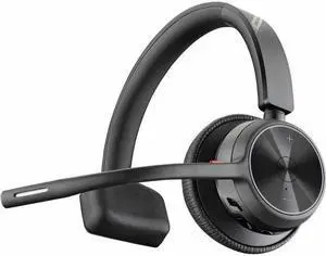 Poly Voyager 4310 USB-AHeadset + BT700 dongle TAA - Google Assistant, Siri - Mono - USB Type A - Wired/Wireless - Bluetooth - 164 ft - 20 Hz - 20 kHz - On-ear, Over-the-head - Monaural - Supra-aural -