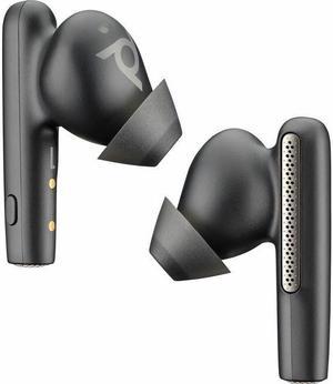 Poly Voyager Free 60 UC Earset - Siri, Google Assistant - Stereo - True Wireless - Bluetooth - 98.4 ft - 20 Hz - 20 kHz - Earbud - Binaural - In-ear - Carbon Black