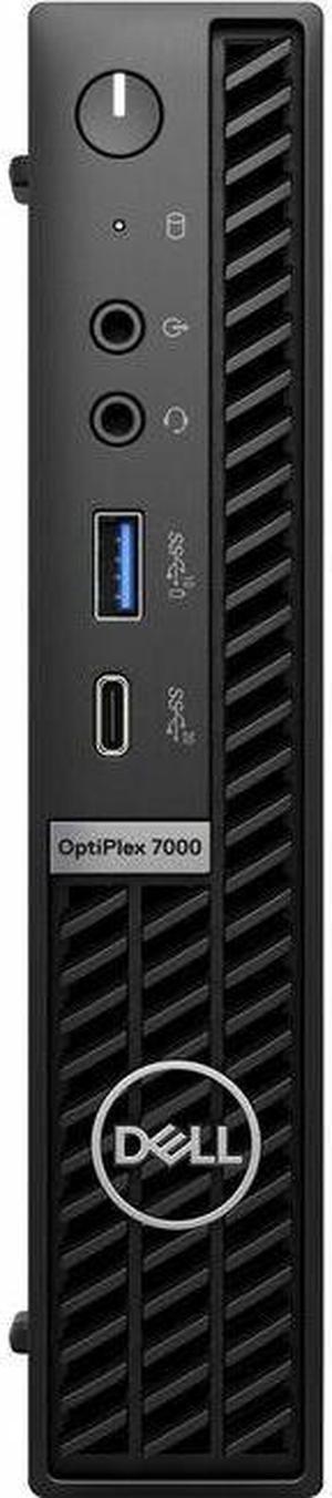 Dell OptiPlex 7000 7020 Desktop Computer - Intel Core i5 14th Gen i5-14500T - 16 GB - 512 GB SSD - Micro PC - Intel Chip - Windows 11 Pro - Intel DDR5 SDRAM - English (US) Keyboard - IEEE 802.11ax - 9