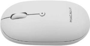 Macally Rechargeable Bluetooth Optical Mouse for Mac and PC (BTTOPBAT) - Optical - Wireless - Bluetooth - Rechargeable - 1600 dpi - Scroll Wheel - Symmetrical