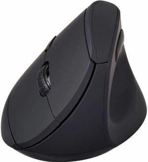 V7 MW500BT Mouse - V7 MW500BT Dual Mode Bluetooth 2.4Ghz Vertical Ergonomic Mouse - Black - Right Hand - Wireless Connectivity - USB Interface - 1600 dpi - Scroll Wheel - 6 Button(s) - Windows - MacOS