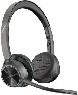 Poly Voyager 4320-M Binaural On-Ear Wireless Headset w/ BT700 7E2M1AAABA