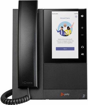 Poly CCX 505 Business Media Phone for Microsoft Teams and PoE-Enabled GSA/TAA