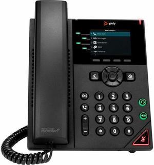Poly VVX 250 4-Line IP Corded Phone and PoE-Enabled GSA/TAA-US 89B64AA#ABA