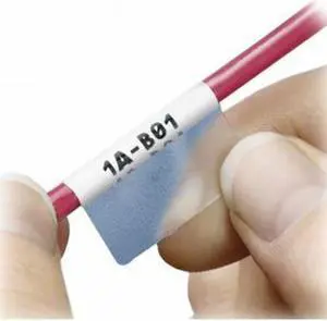Panduit Thermal Transfer Self-Laminated Label, Vinyl, 1" Core, 2,500-Pack White S100X150VA1Y