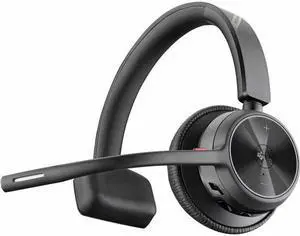 Poly Bluetooth Office Headset - Microsoft Teams Certification - Mono - USB Type C - Wired/Wireless - Bluetooth - 164 ft - 20 Hz - 20 kHz - Over-the-head - Monaural - Ear-cup - 4.92 ft Cable - Noise Ca