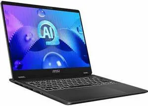 MSI Prestige 14 AI Studio C1V Prestige 14 AI Studio C1VFG-029US 14" Notebook - 2.8K - Intel Core Ultra 7 155H - Intel Evo Platform - 32 GB - 1 TB SSD - Stellar Gray - Intel Chip - 2880 x 1800 - W
