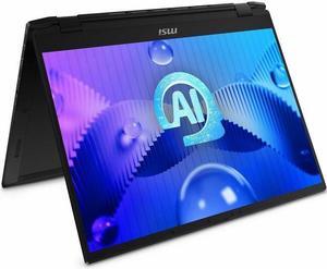 MSI Summit E16 AI Studio A1V Summit E16 AI Studio A1VFTG-037US 16" Touchscreen Convertible 2 in 1 Notebook - QHD+ - Intel Core Ultra 7 155H - Intel Evo Platform - 32 GB - 1 TB SSD - Ink Black - I
