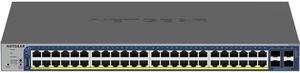 Netgear Gigabit PoE+ Smart Managed Switches with 4 Dedicated 10G SFP+ Ports GS752TXP300NAS