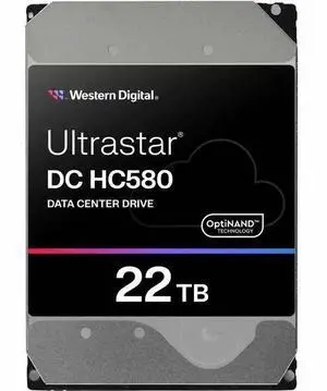 WD Ultrastar DC HC580 0F62785 22 TB Hard Drive - 3.5 Internal - SATA - Conventional Magnetic Recording [CMR] Method