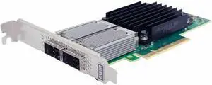 ATTO FastFrame N4T2 10Gigabit Ethernet Card - PCI Express 3.0 x8 - 2 Port(s) - 2 - Twisted Pair - Low Profile Bracket Height - 10GBase-T - Plug-in Card