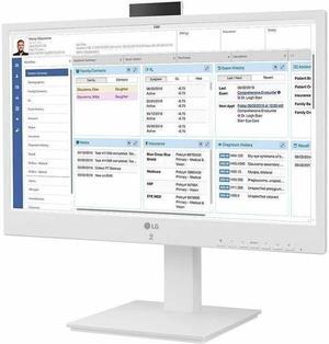LG 24CR671IK-6P All-in-One Thin Client - Intel Pentium N6005 Quad-core (4 Core) 2 GHz - Intel Chip - 8 GB RAM DDR SDRAM - 16 GB Flash - Intel - Gigabit Ethernet - IGEL OS - 23.8" Full HD - 1920 x
