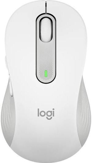 Logitech Signature M650 Mouse - Optical - Wireless - Bluetooth - Raw White - USB - 2000 dpi - Scroll Wheel - 5 Button(s) - 5 Programmable Button(s) - Large Hand/Palm Size - Right-handed