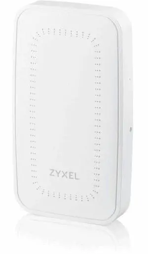 ZyXEL WAX300H WiFi 6 AX1800 Wireless Gigabit Wall Access Point, 3 GbE PT Ports (1 PoE), Cloud, App, Direct or Controller Management, 1 Year Nebula Pro Included, POE+ Powered