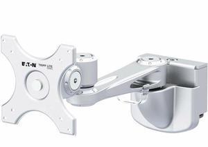 Tripp Lite series Single-Extension Monitor Mount for Slat Wall System, 13" to 32" Displays, TAA (DMSW1332MTAA)