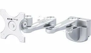 Eaton Tripp Lite Series Dual-Extension Monitor Mount for Slat Wall System, 13" to 32" Displays, TAA (DMSW1332LTAA)