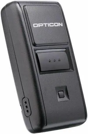 Opticon OPN-2004 Ultra Compact Laser Barcode Scanner - Cable Connectivity - 100 scan/s - 22.44" Scan Distance - 1D - Laser - USB - Black - USB - Inventory, Healthcare,