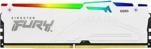Kingston FURY Beast RAM Module - For Motherboard - 16 GB (1 x 16GB) - RGB - DDR5-6000/PC5-48000 DDR5 SDRAM - 6000 MHz Single-rank Memory - CL36 - 1.35 V - Non-ECC - Unbuffered - 288-pin - DIMM - Lifet