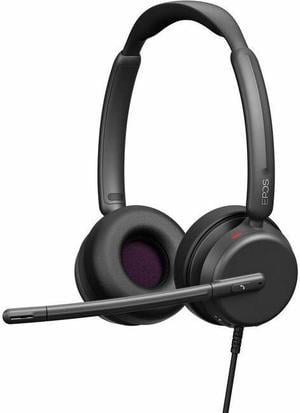 EPOS IMPACT 460 Headset - Microsoft Teams Certification - Stereo - USB Type C - Wired - 32 Ohm - 20 Hz - 20 kHz - On-ear - Binaural - 5.91 ft Cable - Noise Cancelling, Electret Condenser, Uni-directio