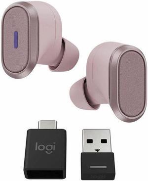 Logitech Zone True Wireless - Stereo - USB Type A - True Wireless - Bluetooth - 98.4 ft - 20 Hz - 20 kHz - Earbud - Binaural - In-ear - Noise Cancelling, Omni-directional, MEMS Technology Microphone -