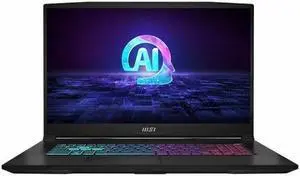 MSI Katana A17 AI B8V KATANA A17 AI B8VF-895US 17.3" Gaming Notebook - Full HD - AMD Ryzen 9 8945HS - 32 GB - 1 TB SSD - Black - AMD Chip - 1920 x 1080 - Windows 11 Pro - NVIDIA GeForce RTX 4060