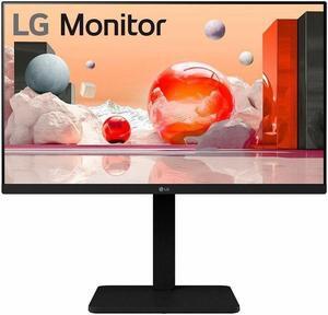 LG 24BA450-B 24" Class Full HD LED Monitor - 16:9 - 23.8" Viewable - In-plane Switching (IPS) Technology - LED Backlight - 1920 x 1080 - 16.7 Million Colors - 200 Nit - 5 ms - Speakers - HDM