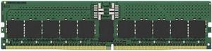 Kingston 32GB DDR5 SDRAM Memory Module - For Server, Workstation - 32 GB - DDR5-5600/PC5-44800 DDR5 SDRAM - 5600 MHz Dual-rank Memory - CL46 - 1.10 V - ECC - Registered - 288-pin - DIMM