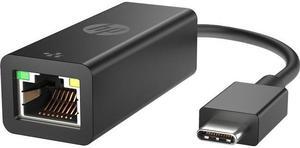 HP Ethernet Adapter - USB Type C - 128 MB/s Data Transfer Rate - 1 - Twisted Pair - 1000Base-T - TAA Compliant