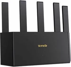 Tenda TX2L Pro Wi-Fi 6 IEEE 802.11 a/b/g/n/ac/ax Ethernet Wireless Router - Dual Band - 2.40 GHz ISM Band - 5 GHz UNII Band - 5 x Antenna(5 x External) - 187.63 MB/s Wireless Speed - 3 x Network Port