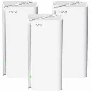 Tenda nova MX15 Pro Wi-Fi 6 IEEE 802.11 a/b/g/n/ac/ax Ethernet Wireless Router - Dual Band - 2.40 GHz ISM Band - 5 GHz UNII Band - 6 x Antenna(6 x Internal) - 672.25 MB/s Wireless Speed - 2 x Network